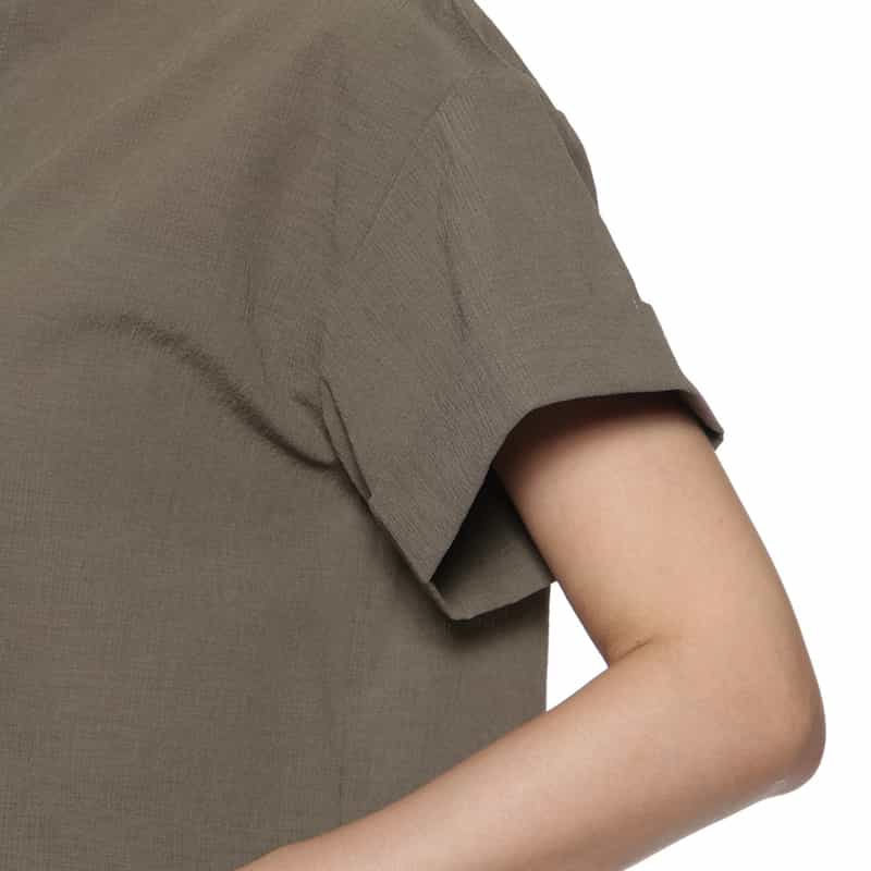 BARNEYS NEW YORK セットアップ ウォッシャブル ブラウス BEIGE