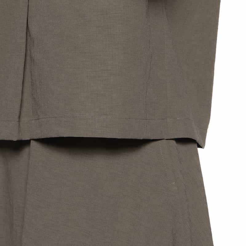 BARNEYS NEW YORK セットアップ ウォッシャブル ブラウス BEIGE