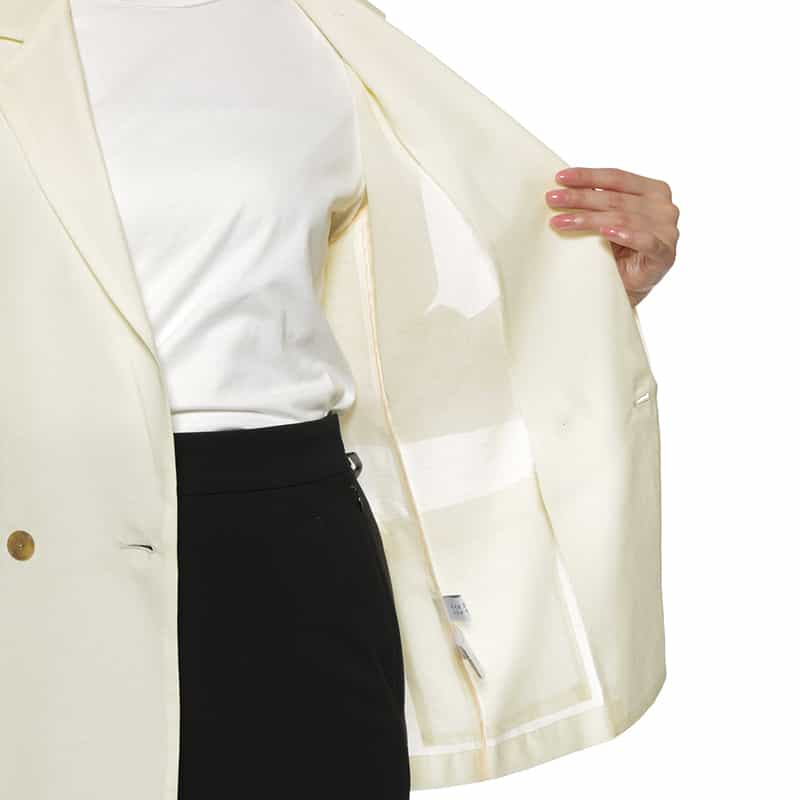 BARNEYS NEW YORK ウォッシャブル オーバーサイズジャケット OFF WHITE