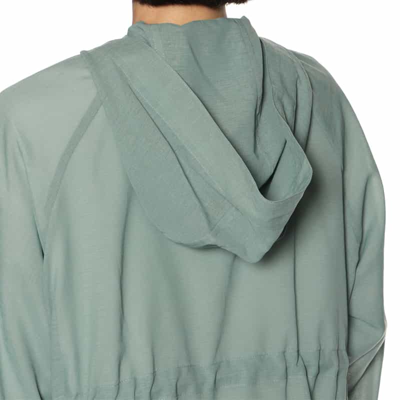 BARNEYS NEW YORK ウォッシャブル モッズコート GREEN