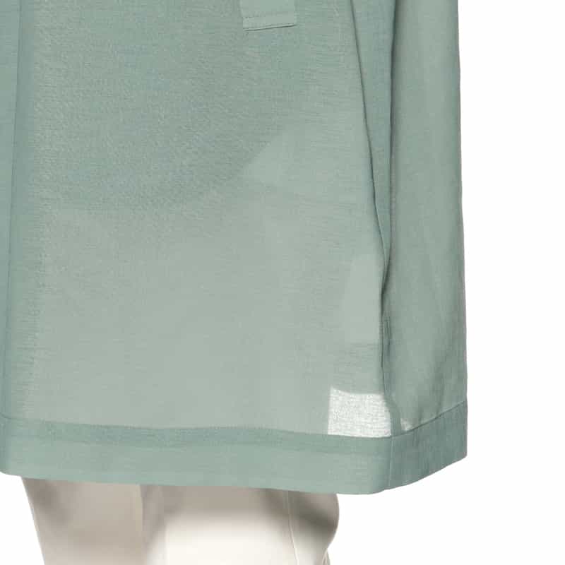 BARNEYS NEW YORK ウォッシャブル モッズコート GREEN