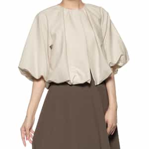 ウォッシャブル バルーンシルエットジャケット