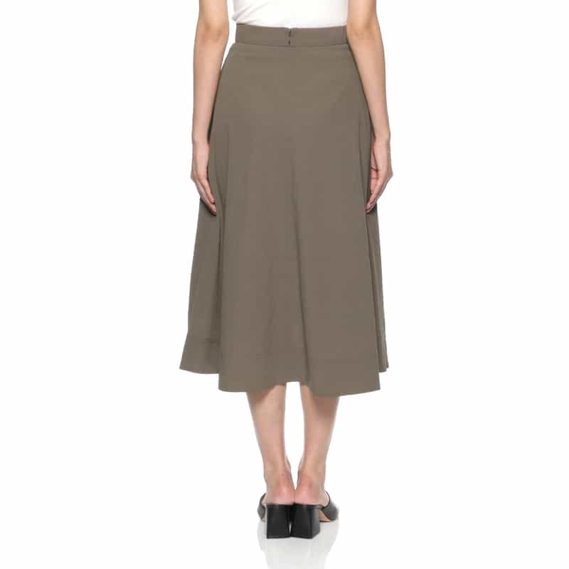 BARNEYS NEW YORK セットアップ ウォッシャブル ミドル丈スカート BEIGE