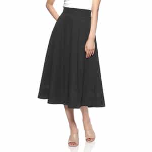 セットアップ ウォッシャブル ミドル丈スカート