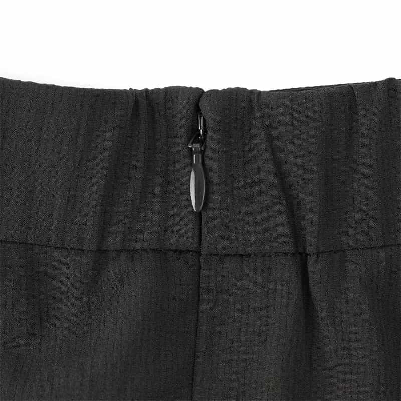 BARNEYS NEW YORK セットアップ ウォッシャブル ミドル丈スカート DARK GRAY