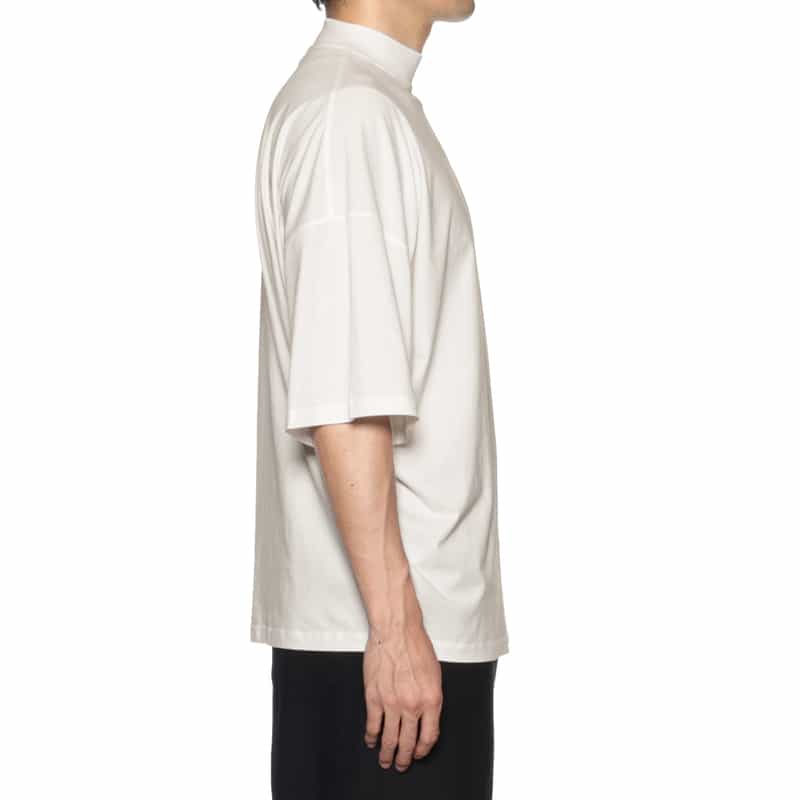 JIL SANDER JIL SANDER＜ジル サンダー＞ モックネックTシャツ WHITE