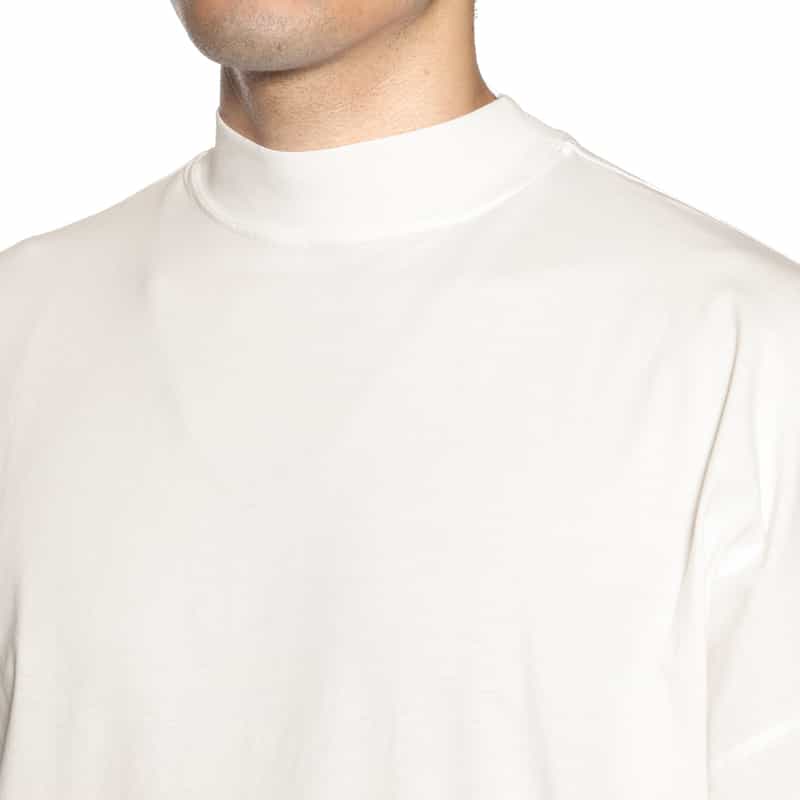 JIL SANDER JIL SANDER＜ジル サンダー＞ モックネックTシャツ WHITE