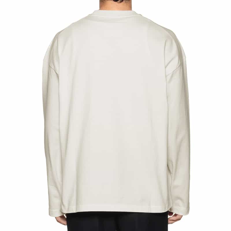 JIL SANDER JIL SANDER＜ジル サンダー＞ ロゴ入りロングスリーブTシャツ WHITE