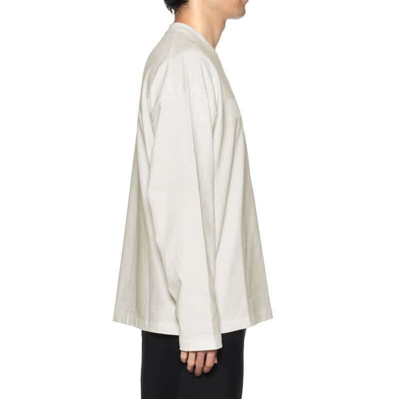 JIL SANDER JIL SANDER＜ジル サンダー＞ ロゴ入りロングスリーブTシャツ WHITE