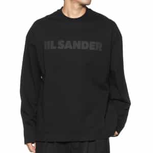Jil Sander 23AW ジルサンダー ロンT XS JIL SANDER<ジル サンダー> ロゴ入りロングスリーブTシャツ