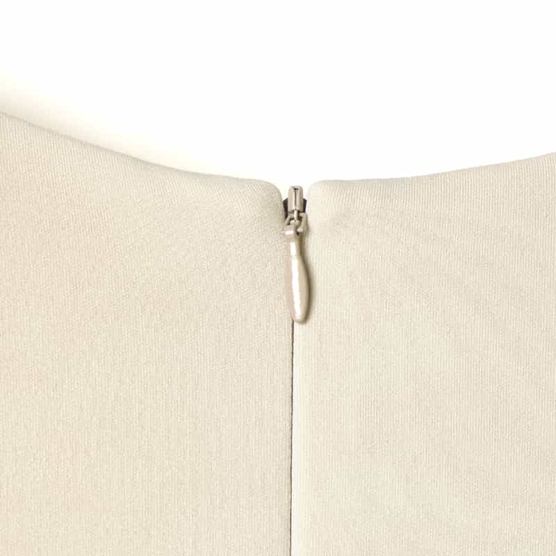 BARNEYS NEW YORK セットアップ ウォッシャブル ダンボール素材キーネックプルオーバー BEIGE