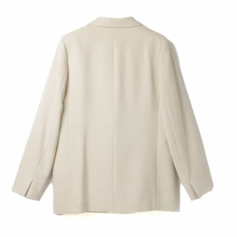 BARNEYS NEW YORK ウォッシャブル ダブルブレストジャケット BEIGE