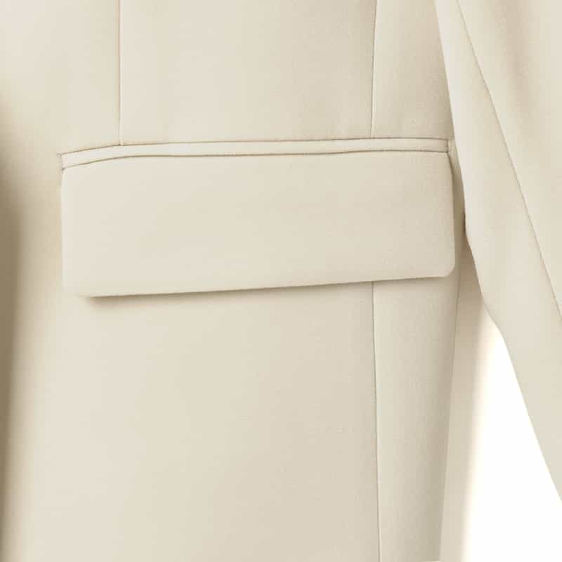 BARNEYS NEW YORK ウォッシャブル ダブルブレストジャケット BEIGE