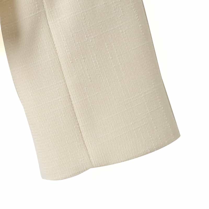 BARNEYS NEW YORK セットアップ ウォッシャブル フリンジジャケット WHITE