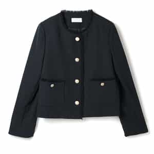 セットアップ ウォッシャブル フリンジジャケット