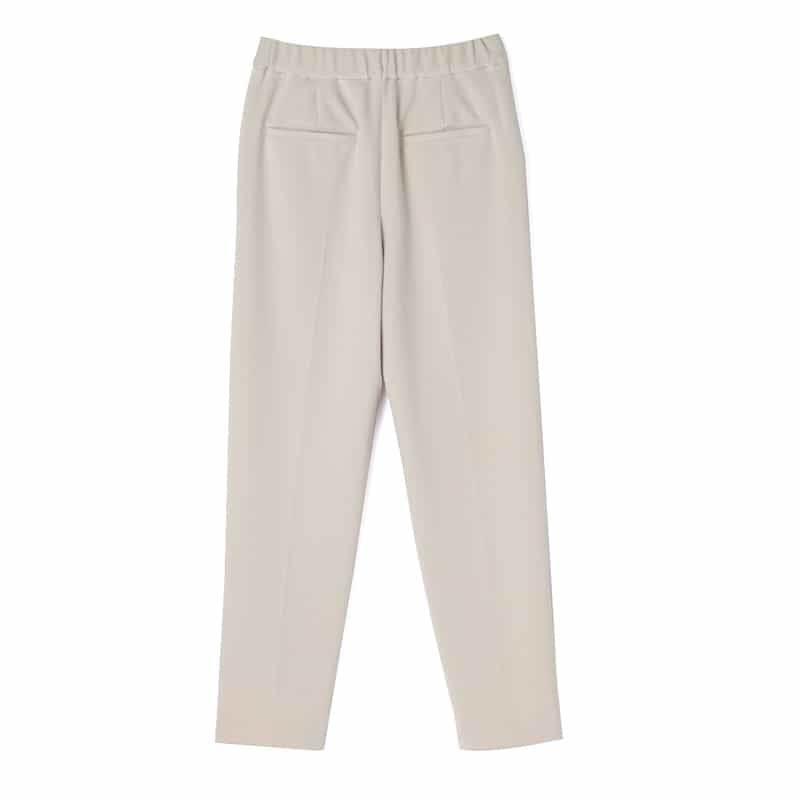 BARNEYS NEW YORK セットアップ ウォッシャブル ダンボール素材テーパードパンツ BEIGE