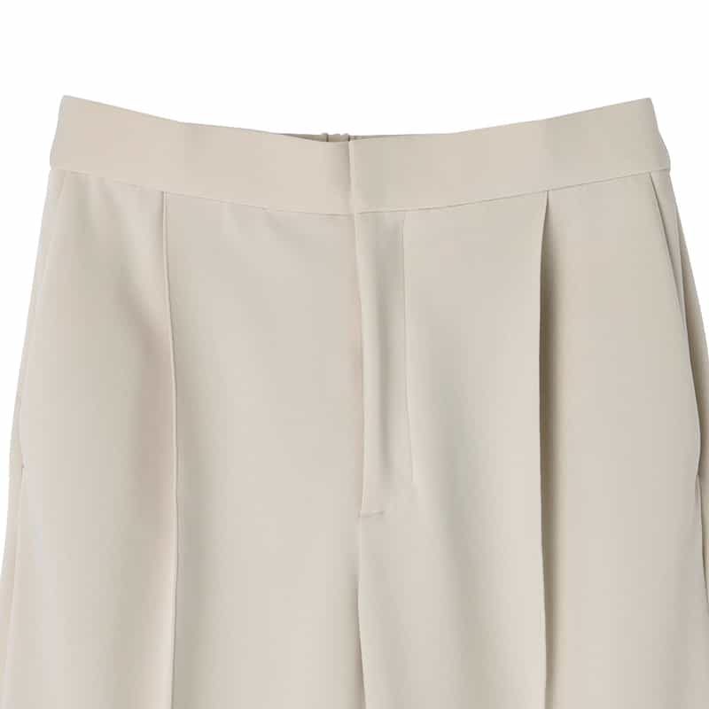 BARNEYS NEW YORK セットアップ ウォッシャブル ダンボール素材テーパードパンツ BEIGE