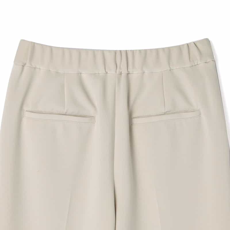 BARNEYS NEW YORK セットアップ ウォッシャブル ダンボール素材テーパードパンツ BEIGE