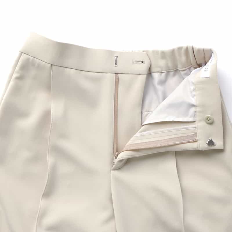 BARNEYS NEW YORK セットアップ ウォッシャブル ダンボール素材テーパードパンツ BEIGE