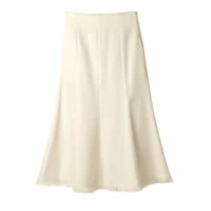 セットアップ ウォッシャブル フリンジマーメイドスカート