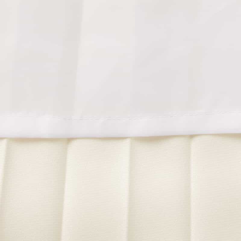 BARNEYS NEW YORK ウォッシャブル プリーツスカート WHITE