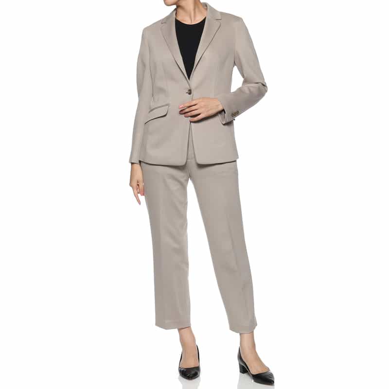 BARNEYS NEW YORK セットアップ ストレートパンツ CAMEL