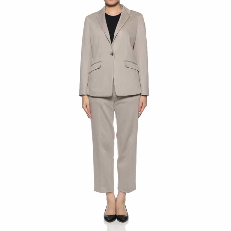 BARNEYS NEW YORK セットアップ ストレートパンツ CAMEL