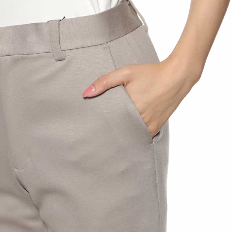 BARNEYS NEW YORK セットアップ ストレートパンツ CAMEL