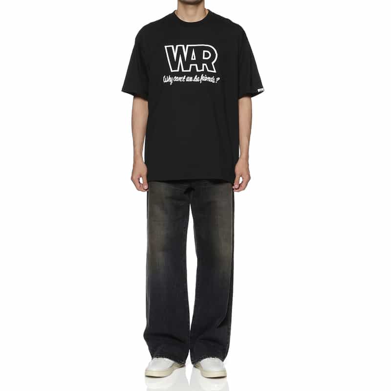 CITY COUNTRY CITY CITY COUNTRY CITY ＜シティーカントリーシティー＞ ポケット付プリントTシャツ BLACK