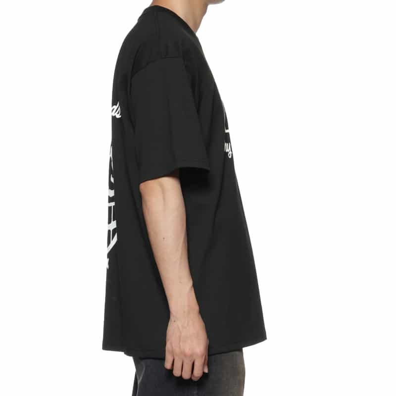 CITY COUNTRY CITY CITY COUNTRY CITY ＜シティーカントリーシティー＞ ポケット付プリントTシャツ BLACK