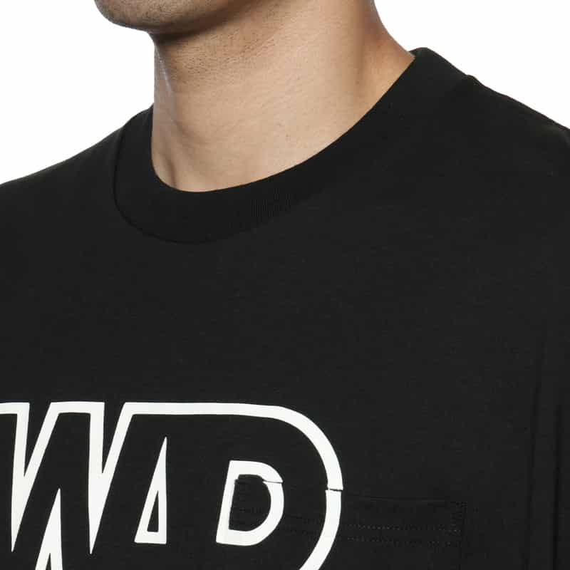 CITY COUNTRY CITY CITY COUNTRY CITY ＜シティーカントリーシティー＞ ポケット付プリントTシャツ BLACK