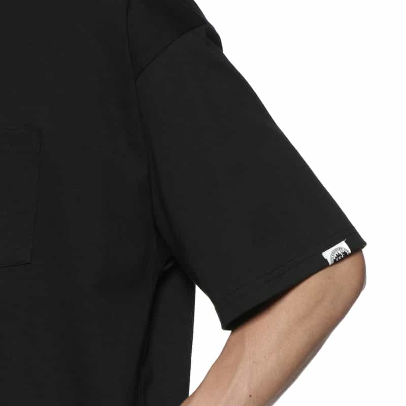 CITY COUNTRY CITY CITY COUNTRY CITY ＜シティーカントリーシティー＞ ポケット付プリントTシャツ BLACK