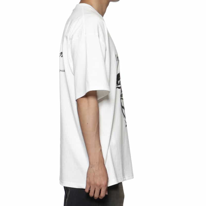 CITY COUNTRY CITY CITY COUNTRY CITY ＜シティーカントリーシティー＞ ポケット付プリントTシャツ WHITE