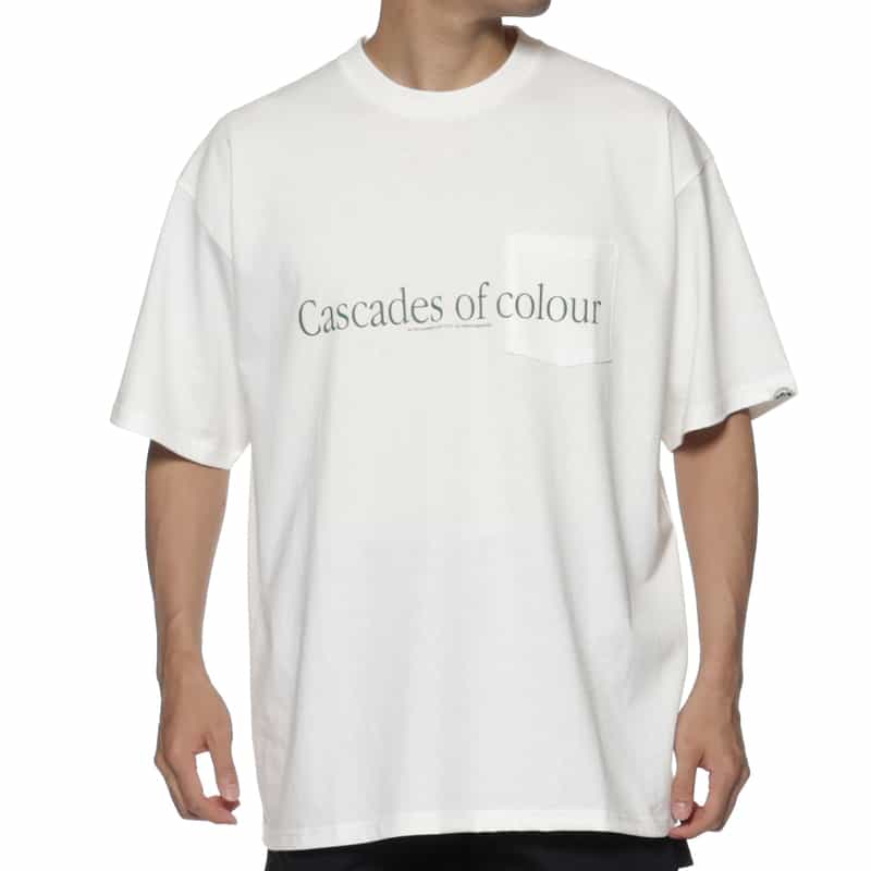 CITY COUNTRY CITY CITY COUNTRY CITY ＜シティーカントリーシティー＞ ポケット付プリントTシャツ WHITE