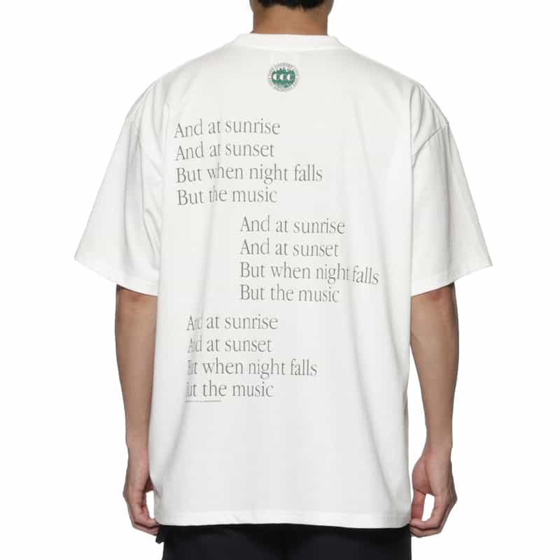 CITY COUNTRY CITY CITY COUNTRY CITY ＜シティーカントリーシティー＞ ポケット付プリントTシャツ WHITE