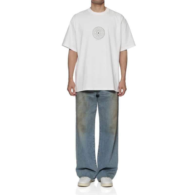 CITY COUNTRY CITY CITY COUNTRY CITY ＜シティーカントリーシティー＞ プリントTシャツ WHITE