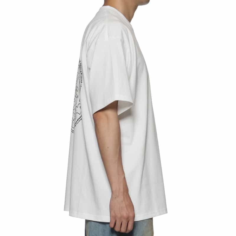 CITY COUNTRY CITY CITY COUNTRY CITY ＜シティーカントリーシティー＞ プリントTシャツ WHITE