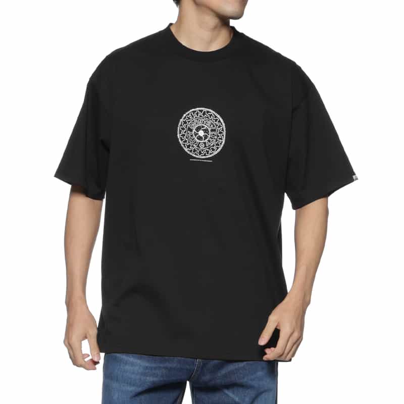 CITY COUNTRY CITY CITY COUNTRY CITY ＜シティーカントリーシティー＞ プリントTシャツ BLACK