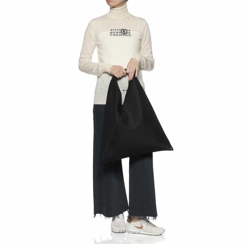 MM6 MAISON MARGIELA MM6 MAISON MARGIELA＜エムエム6 メゾン マルジェラ＞"JAPANESE"メッシュバッグ BLACK
