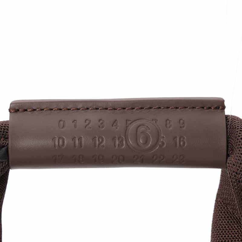 MM6 MAISON MARGIELA MM6 MAISON MARGIELA＜エムエム6 メゾン マルジェラ＞ ハンドバッグ "JAPANESE" BROWN