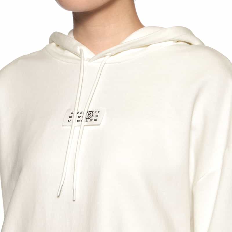 MM6 MAISON MARGIELA MM6 MAISON MARGIELA＜エムエム6 メゾン マルジェラ＞ スウェットフーディ WHITE