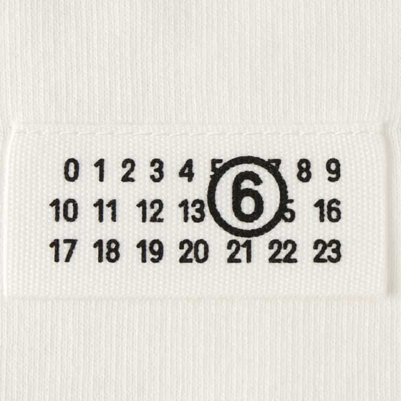 MM6 MAISON MARGIELA MM6 MAISON MARGIELA＜エムエム6 メゾン マルジェラ＞ スウェットプルオーバー WHITE