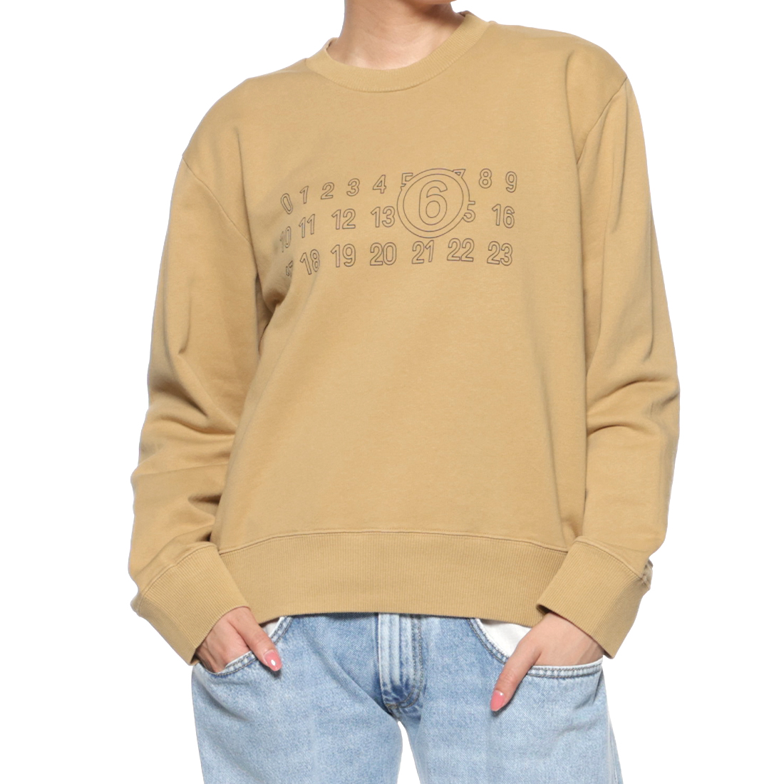 MM6 MAISON MARGIELA＜エムエム6 メゾン マルジェラ＞ ロゴ入りスウェットプルオーバー