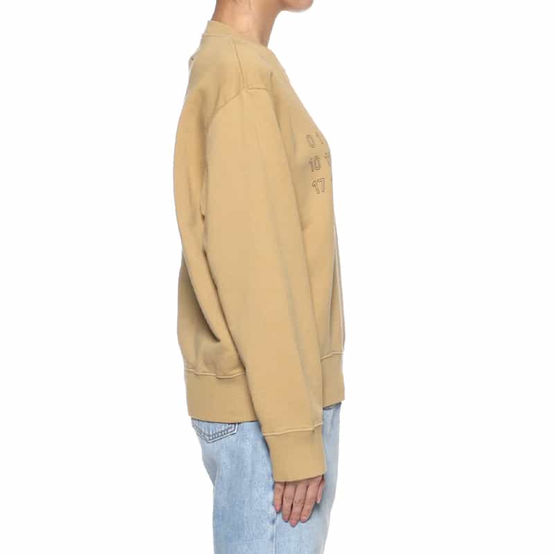 MM6 MAISON MARGIELA MM6 MAISON MARGIELA＜エムエム6 メゾン マルジェラ＞ ロゴ入りスウェットプルオーバー BEIGE
