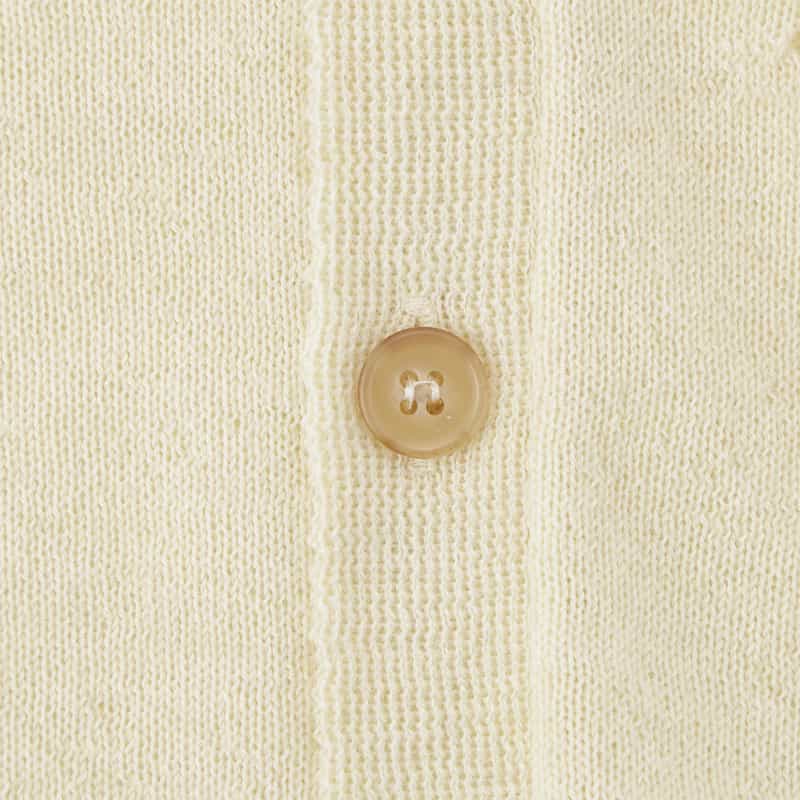 MM6 MAISON MARGIELA MM6 MAISON MARGIELA ＜エムエム6 メゾン マルジェラ＞ ダメージニットカーディガン IVORY