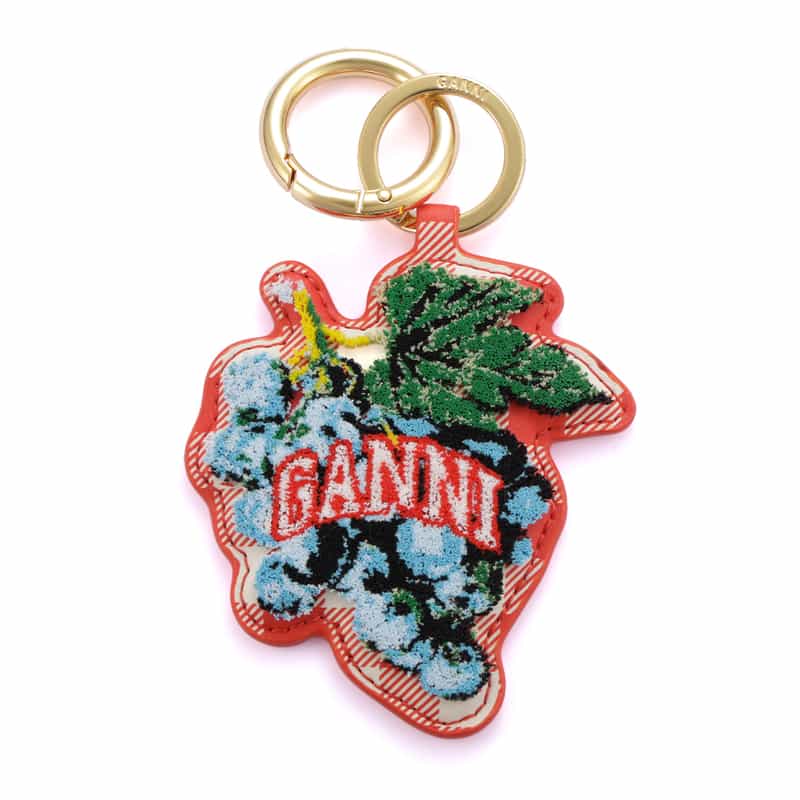 GANNI GANNI＜ガニー＞ キーリング RED