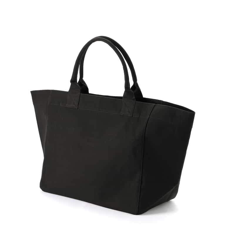 GANNI GANNI＜ガニー＞ プリントロゴトートバッグ（L） BLACK