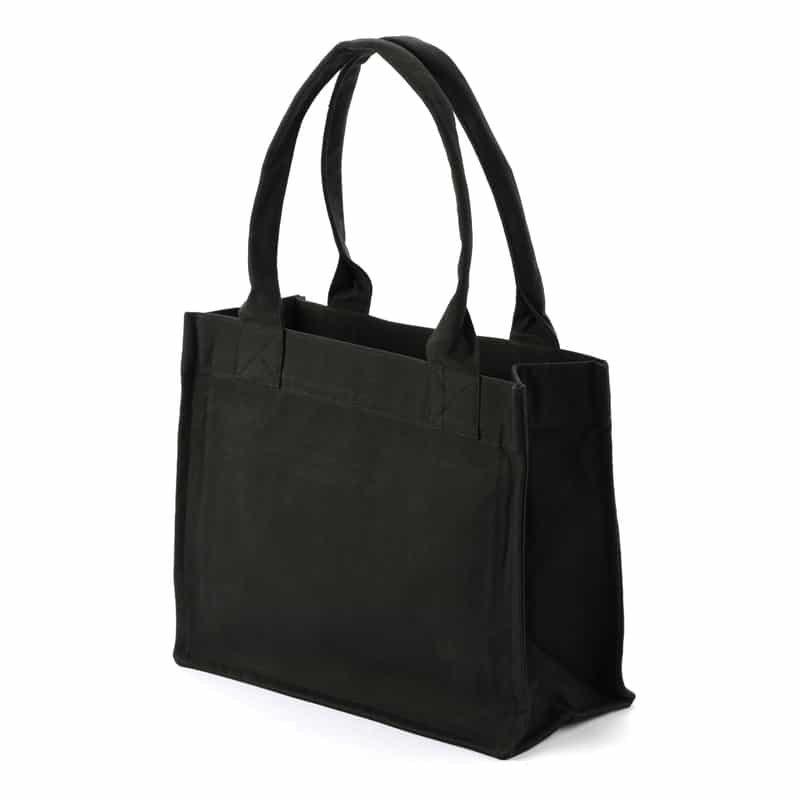 GANNI GANNI＜ガニー＞ プリントロゴトートバッグ（M） BLACK