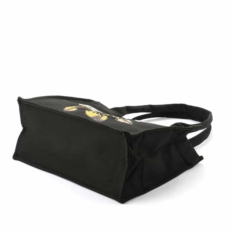 GANNI GANNI＜ガニー＞ プリントロゴトートバッグ（M） BLACK