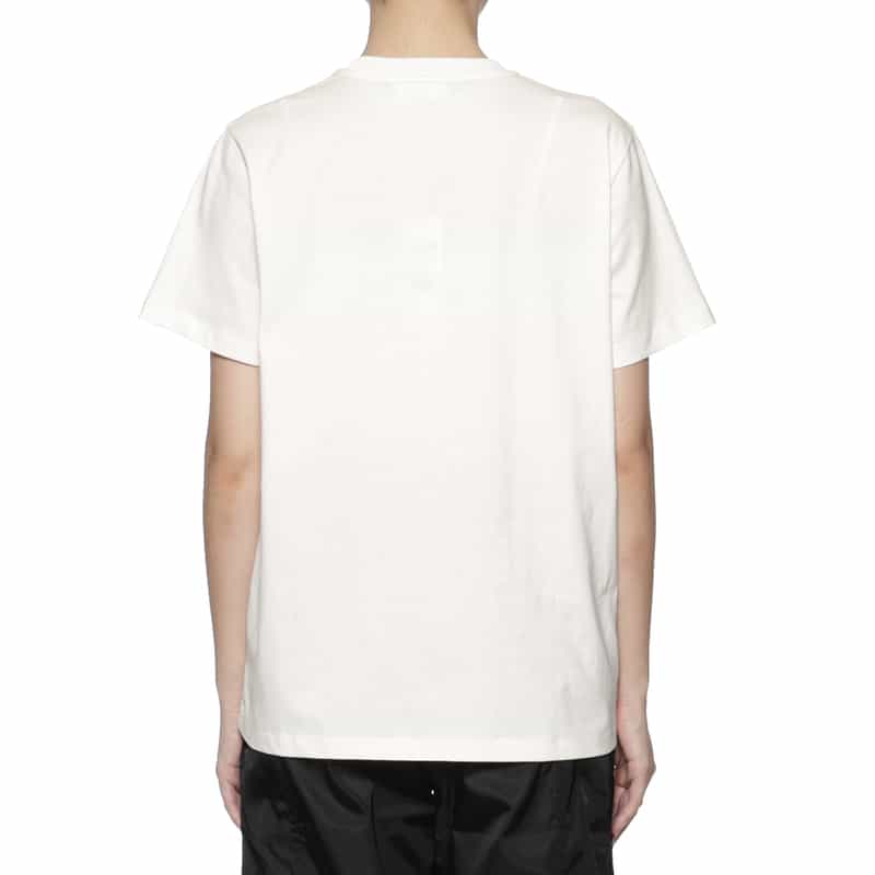GANNI GANNI＜ガニー＞ ロゴ入りプリントTシャツ WHITE